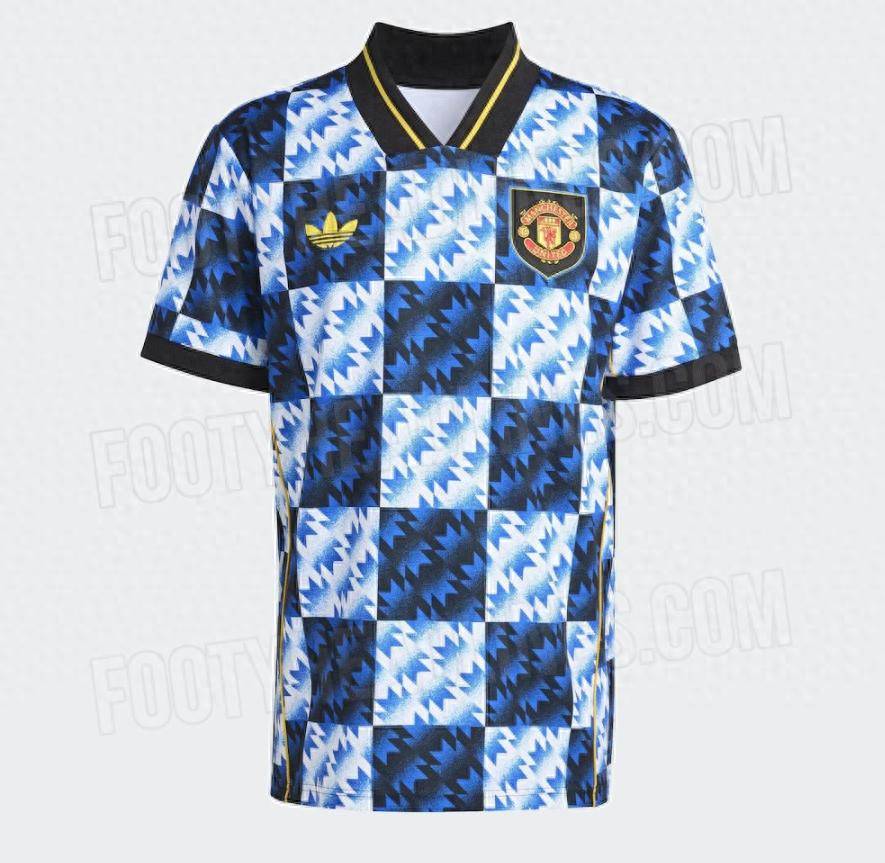 曼联25/26赛季复古休闲球衣曝光