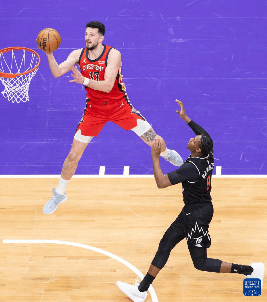 NBA常规赛：猛龙胜鹈鹕